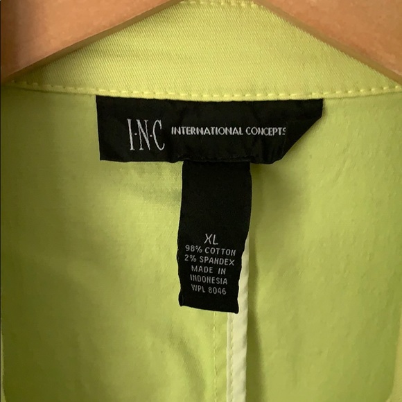 INC Green Tie Dye Jacket - Picture 3 of 6